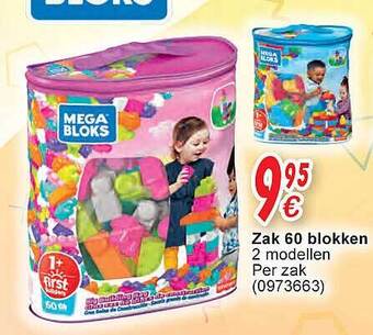 Zak 60 blokken 2 modellen