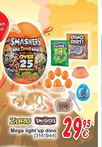 Cora Mega light'up dino aanbieding
