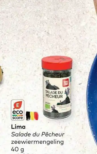 Bio Planet Lima salade du pêcheur zeewiermengeling aanbieding
