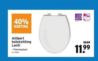 GAMMA Allibert toiletzitting lenti aanbieding