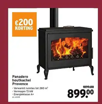 GAMMA Panadero houtkachel provence aanbieding