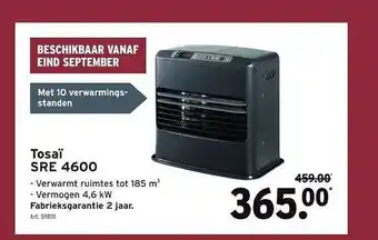 GAMMA Tosaï sre 4600 aanbieding