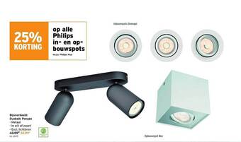 GAMMA Philips in en opbouwspots aanbieding