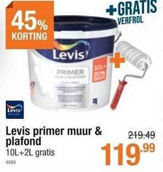 Cevo Levis primer muur & plafond aanbieding