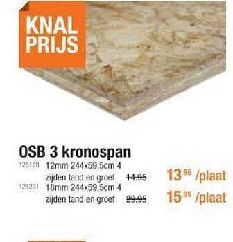 Cevo Osb 3 kronospan aanbieding