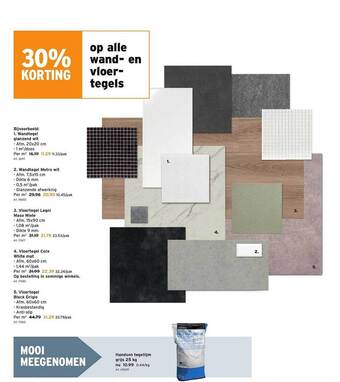 GAMMA Wand en vloertegels aanbieding