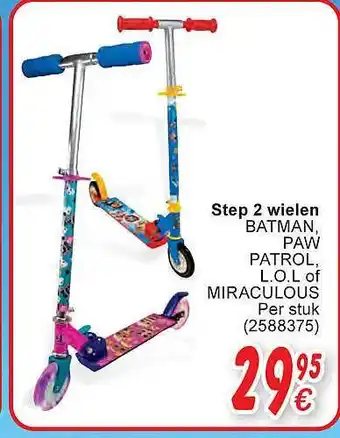 Cora Step 2 wielen aanbieding