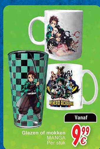 Glazen of mokken manga
