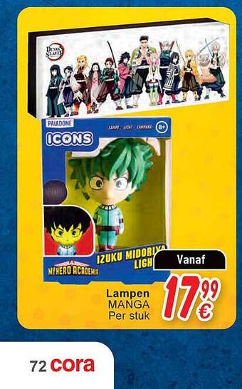 Cora Lampen manga aanbieding