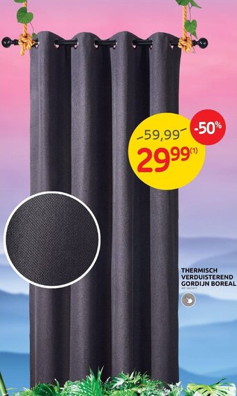 Brico Thermisch Verduisterend Gordijn Boreal aanbieding