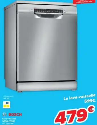 Carrefour Bosch Lave-Vaisselle SGS4HTI33E aanbieding