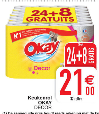 Cora Okay decor keukenrol 32 rollen aanbieding