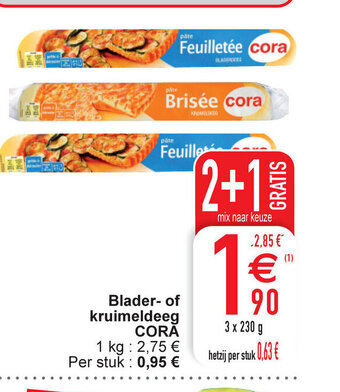 Blader of kruimeldeeg CORA