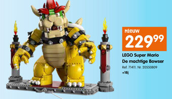 Fun Lego Super Mario De machtige Bowser aanbieding