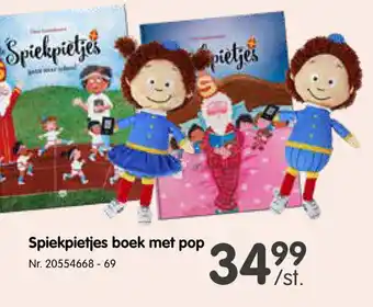 Fun Spiekpietjes boek met pop aanbieding