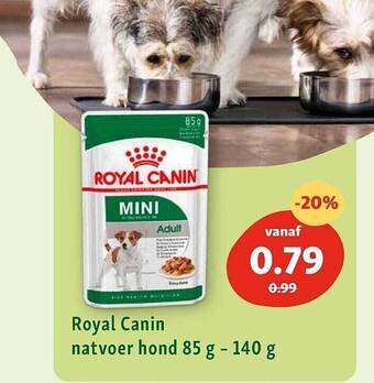 Maxi Zoo Royal canin natvoer hond aanbieding