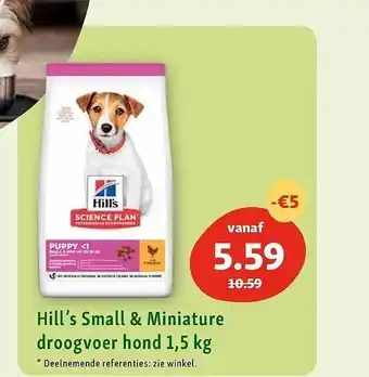 Maxi Zoo Hill's small & miniature droogvoer hond aanbieding