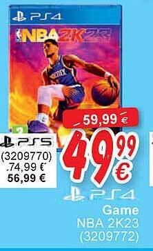 Ps4 game nba 2k23