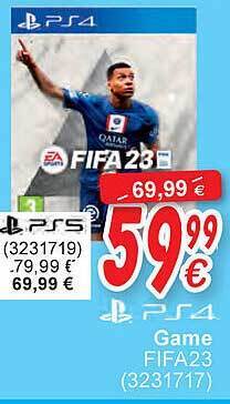 Ps4 game fifa23