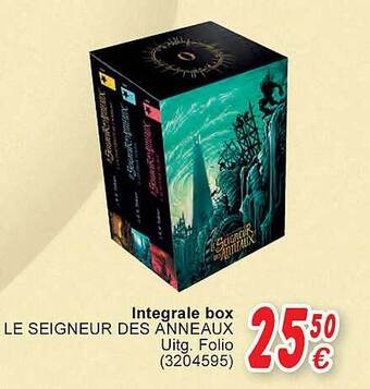 Cora Integrale box le seigneur des anneaux aanbieding