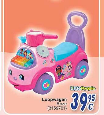 Cora Loopwagen roze aanbieding