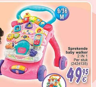 Cora Sprekende baby walker 2 in 1 aanbieding