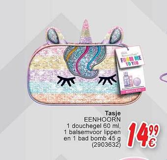 Cora Tasje eenhoorn aanbieding