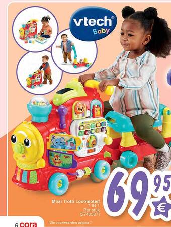 Cora Maxi trotti locomotief 7 in 1 aanbieding