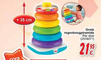 Cora Grote regenboogpiramide aanbieding