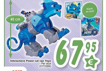 Cora Interactieve power cat van yoyo aanbieding