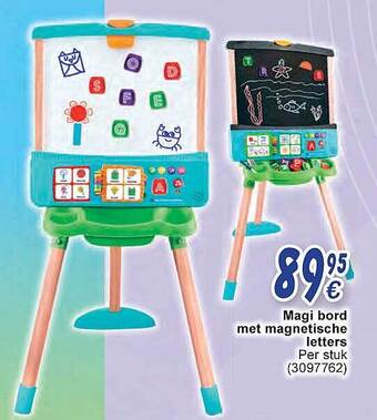 Cora Magi bord met magnetische letters aanbieding