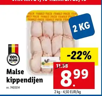 Lidl Malse Kippendijen 2Kg 7403514 aanbieding