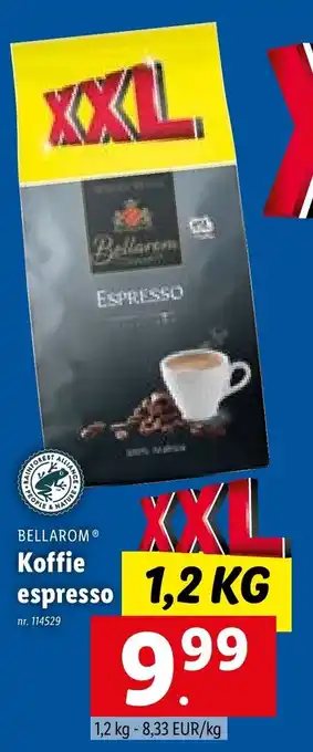 Lidl Bellarom Koffie Espresso 1,2Kg 114529 aanbieding