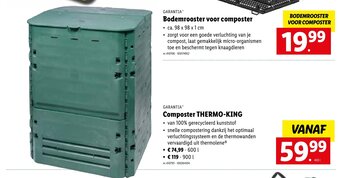 Garantia Composter THERMO-KING