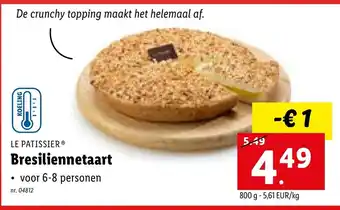 Lidl Le Patissier Bresiliennetaart voor 6-8 personen 04812 aanbieding