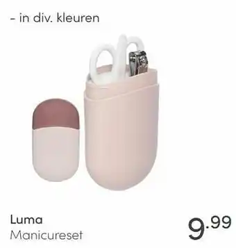 Baby & Tiener Luma manicureset aanbieding