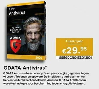CompuDeals Gdata antivirus aanbieding