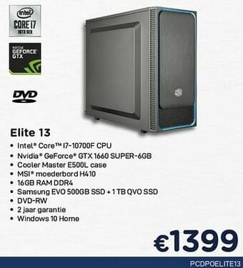 CompuDeals Pointer systems elite 13 aanbieding