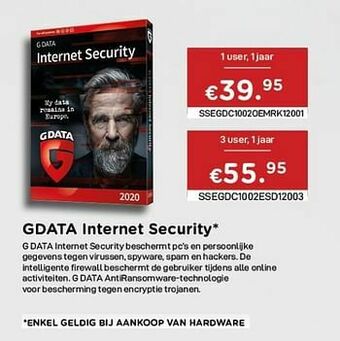 CompuDeals Gdata internet security aanbieding