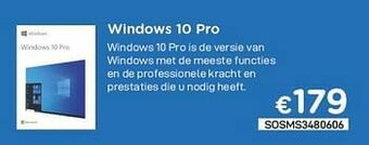 CompuDeals Microsoft windows 10 pro aanbieding