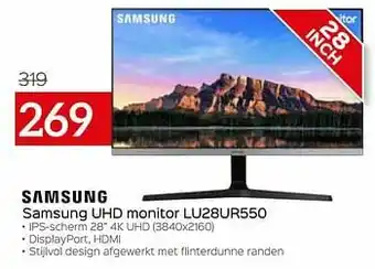 Selexion Samsung uhd monitor lu28ur550 aanbieding