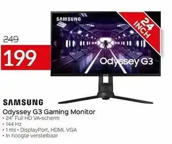 Selexion Samsung odyssey g3 gaming monitor aanbieding