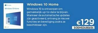 CompuDeals Microsoft windows 10 home aanbieding