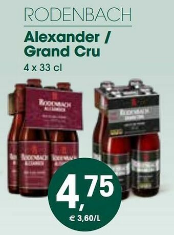 Prik en Tik Rodenbach alexander - grand cru aanbieding