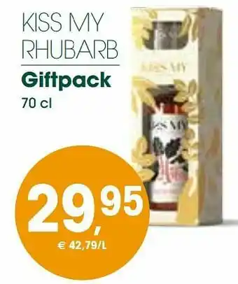 Kiss my rhubarb giftpack