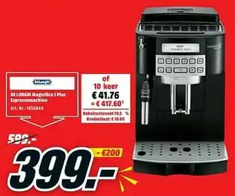 Delonghi magnifica s plus espressomachine