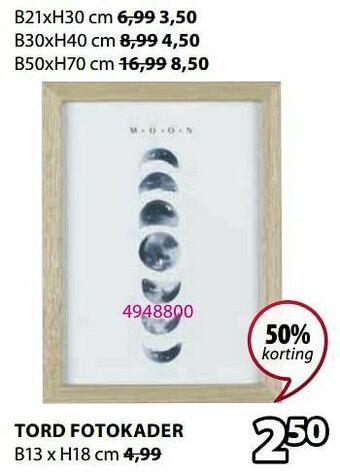 Jysk Tord fotokader aanbieding