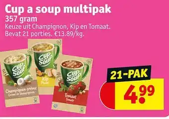 Kruidvat Cup a soup multipack 357 gram aanbieding
