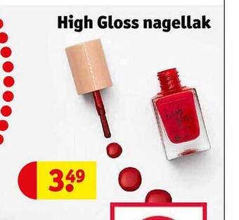 Kruidvat High gloss nagellak aanbieding
