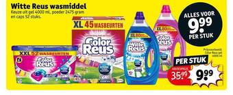 Kruidvat Witte reus wasmiddel aanbieding